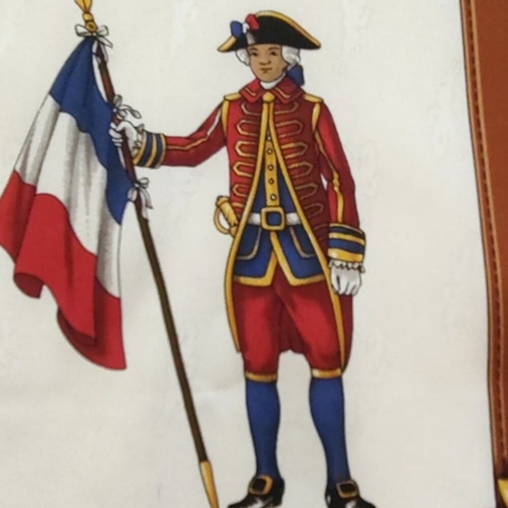 Longchamp "La Celebration 1789" large silk scarf – French Revolution EUC - Picture 5 of 11